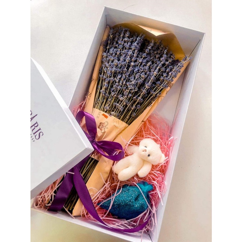 Hoa khô Lavender Pháp, hoa oải hương đẹp loại 1 làm hộp quà tặng ý nghĩa