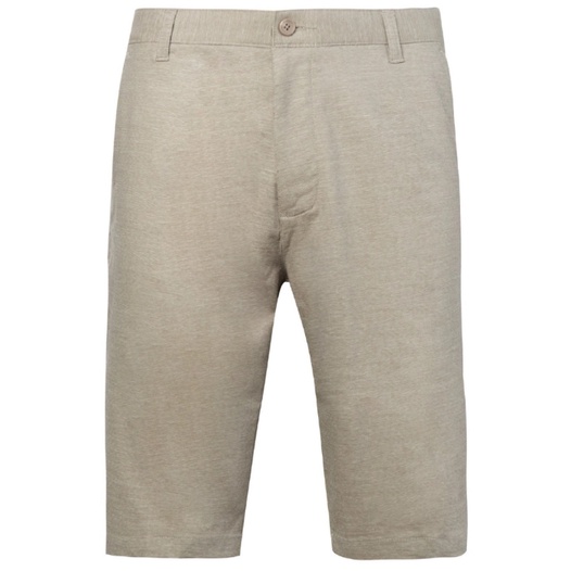 Quần short âu nam Owen ST231274 quần sooc tây ngố đùi màu be chất liệu cotton cao cấp dáng slim fit ôm vừa