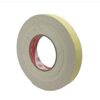 Băng keo xốp 2 mặt dính màu trắng 2.4cm - 1 cuộn