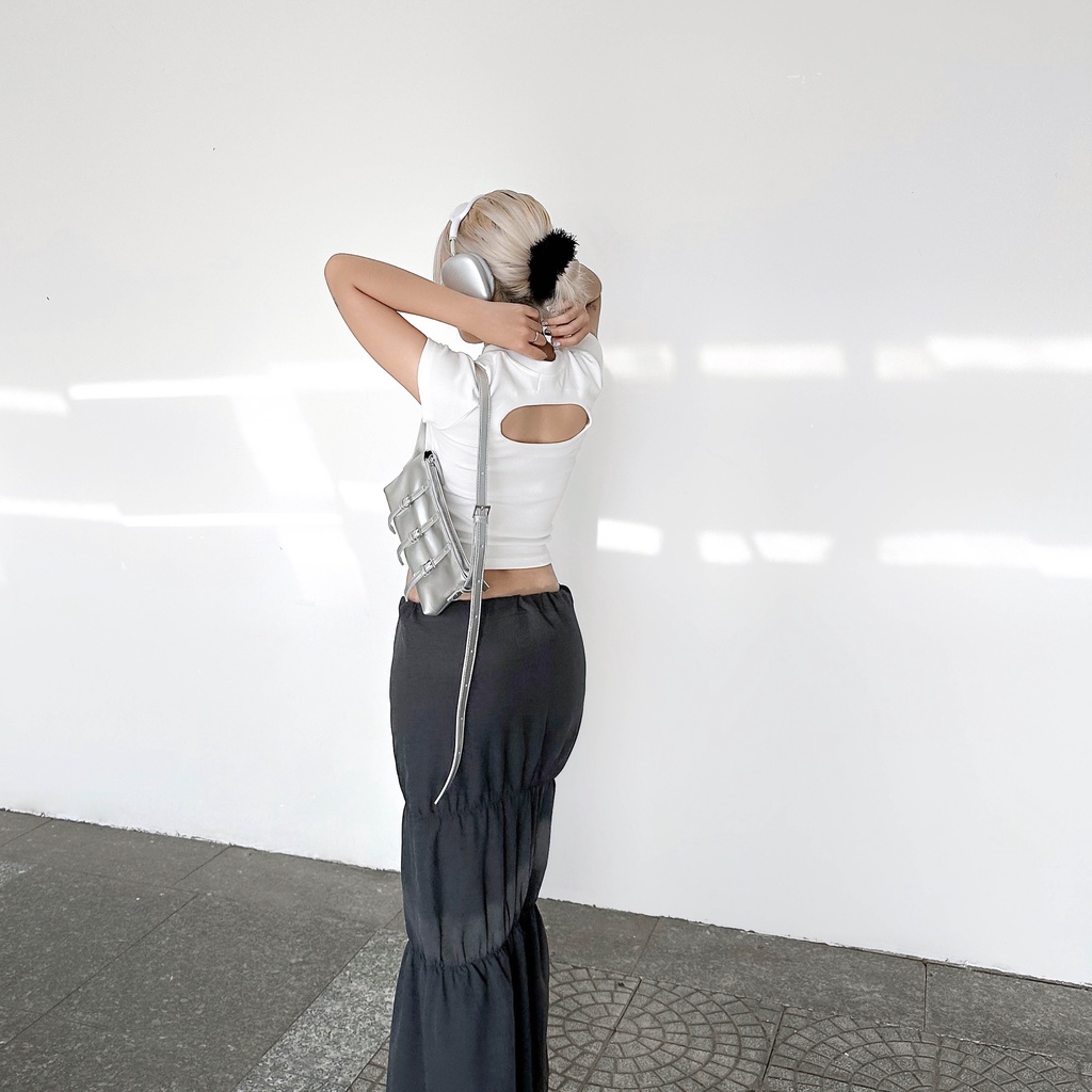 Áo Thun Baby Cut-Out Lưng Trắng BunnyHill SSTAB04