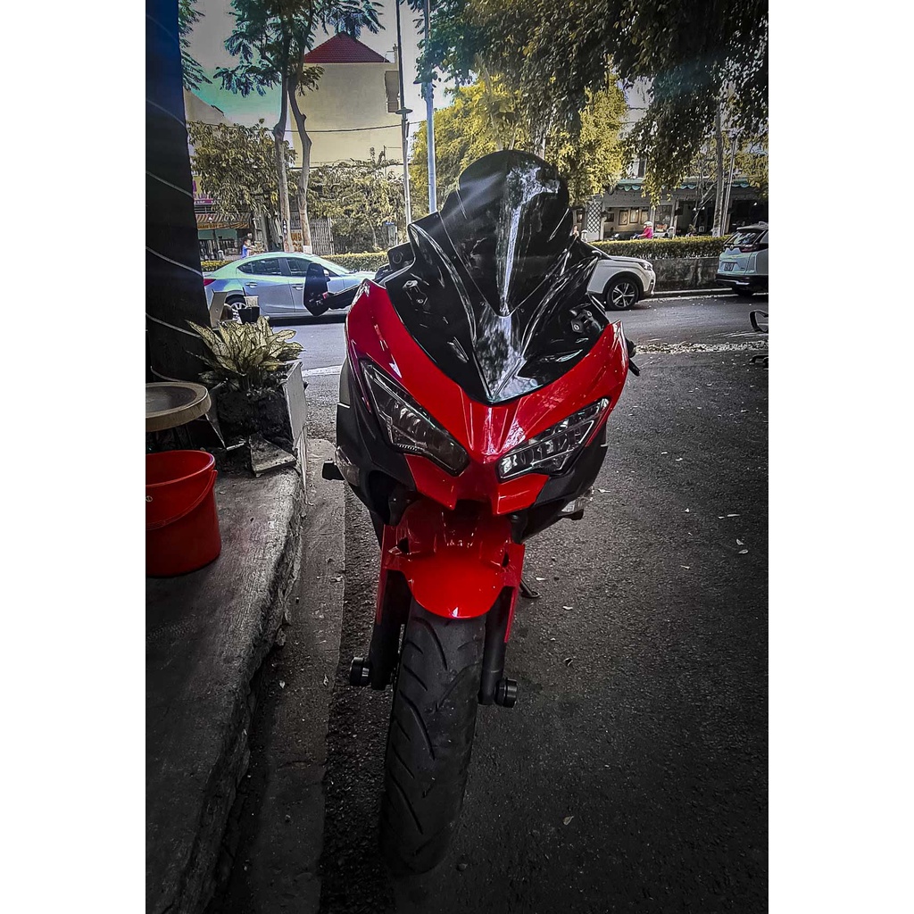 Ốp đầu ninja 400 ninja 250 | kawasaki ninja 400  ninja 250 | Kính gió + ốp đầu ninja 400 ninja 250 nina 300