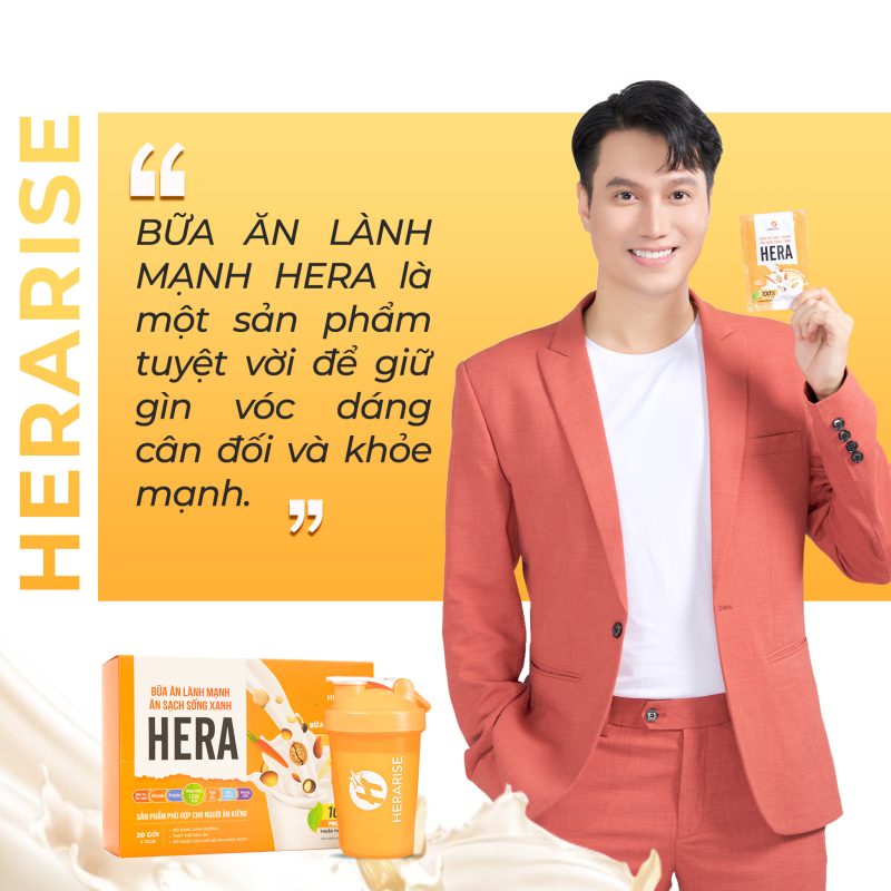 Bữa ăn lành mạnh Hera cung cấp dinh dưỡng, thay thế bữa ăn, Hỗ Trợ giảm cân