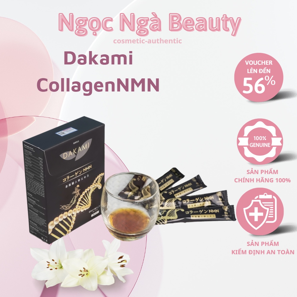 Nước uống Dakami Collagen NMN 3000mg trẻ hóa làn da, duy trì sắc đẹp