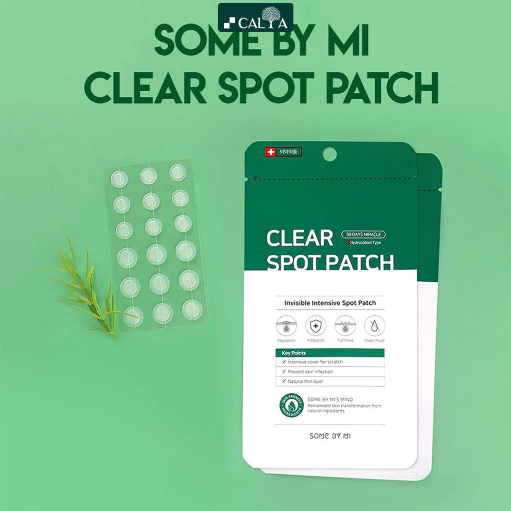 Miếng Dán Xẹp Mụn Some By Mi Che Mụn, Đẩy Nhân Mụn, Giảm Sưng - Some By Mi Clear Spot Patch (18 Miếng Dán)