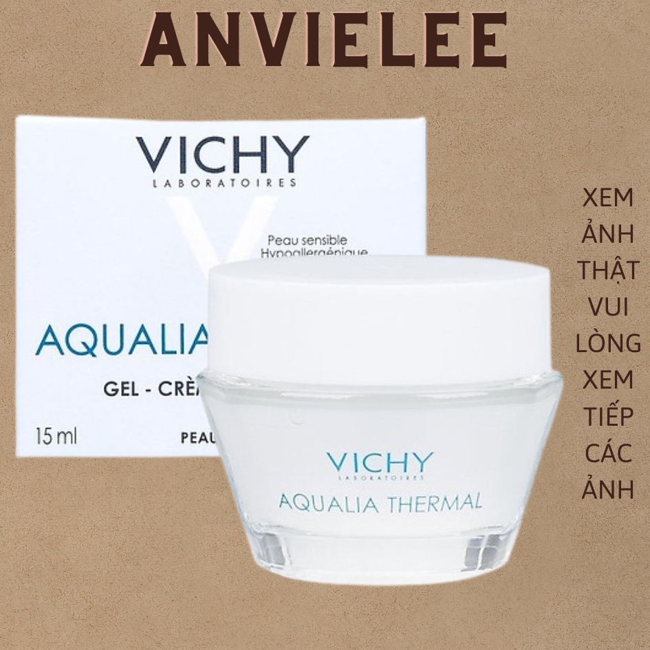 Gel Dưỡng Ẩm Vichy Kích Hoạt & Giữ Nước Cho Da Thường & Da Khô Aqualia Thermal Rehydrating gel Cream 15ml