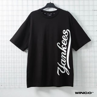 MLB Vertical Logo New York Yankees Black T shirt