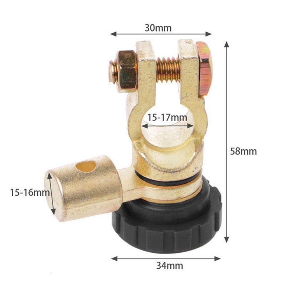Công tắc ngắt kết nối bình ắc quy cho xe hơi 17mm cao cấp