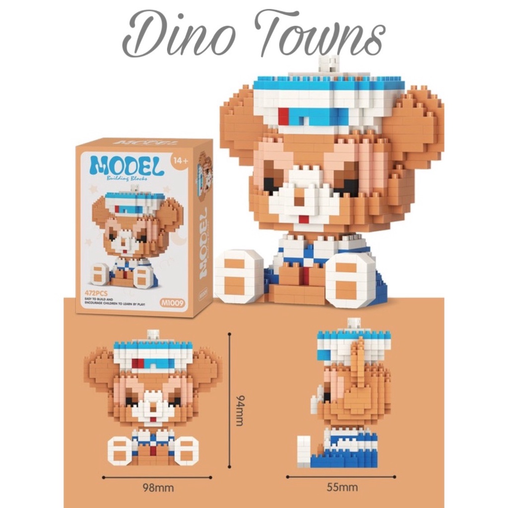 Mô hình lắp ráp nhân vật Disney 3D Model siêu đáng yêu