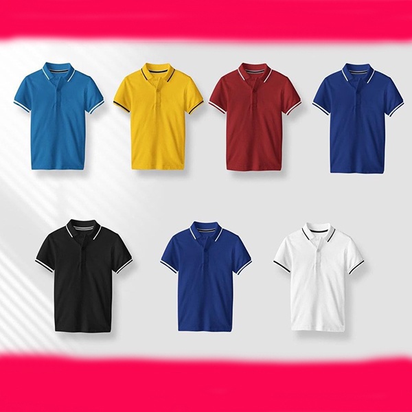 Áo thun đồng phục polo chất liệu cá sấu thoáng mát giá sỉ