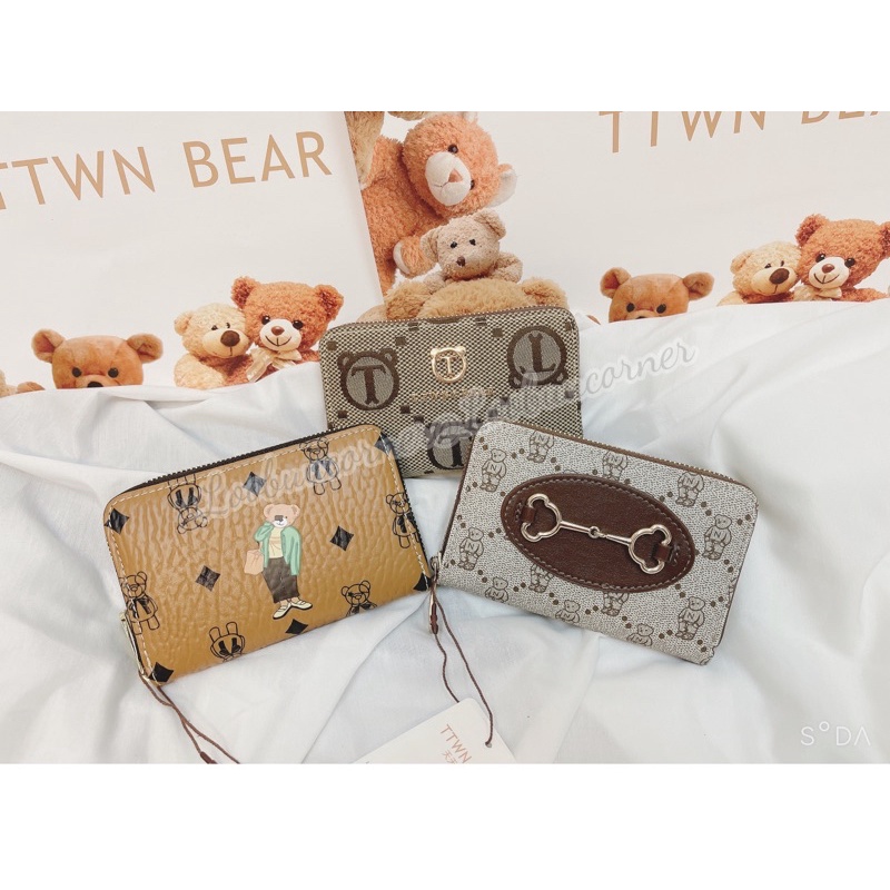 Ví ngắn gấu ttwn bear  ko