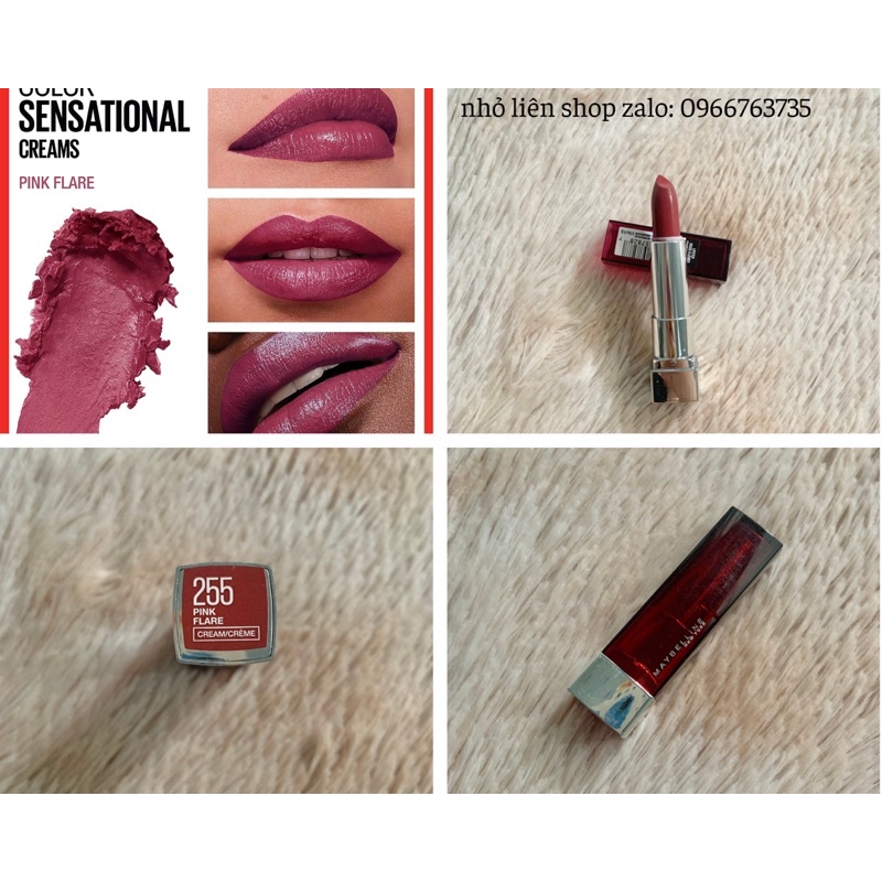 Son Maybelline Color Sensatic The Creams chính hãng mỹ