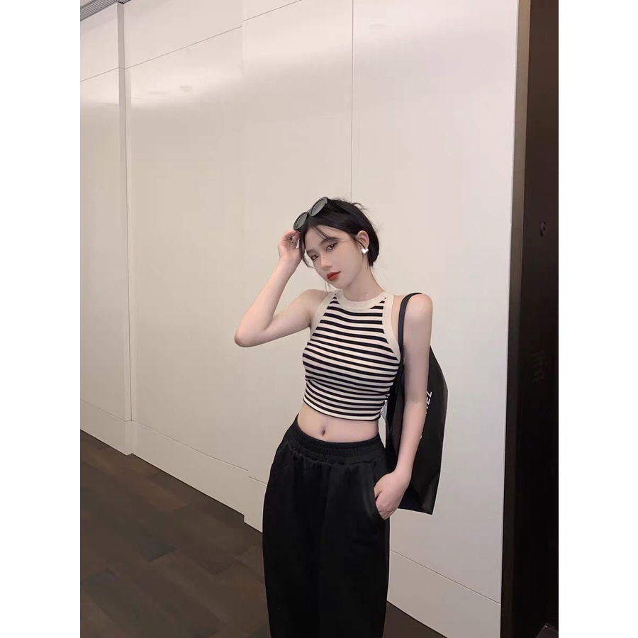 Áo Croptop Nữ Sát Nách - Ba Lỗ Len Tăm Không Tay Ôm Body Đi Biển, Dạo Phố LIZ-A340.1 | BigBuy360 - bigbuy360.vn