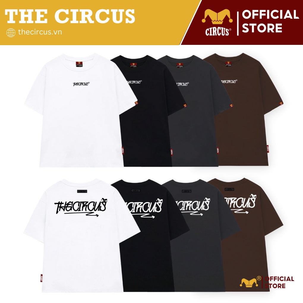 Áo thun unisex oversize Local Brand Circus 100% Cotton - Mã Basic B09