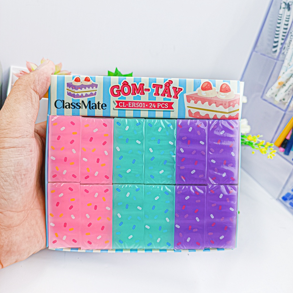 Gôm Tẩy Bút Chì Bánh Ngọt CLASSMATE Tẩy Mềm Không Làm Rách Giấy, Không Hại Da Tay CL-ER501