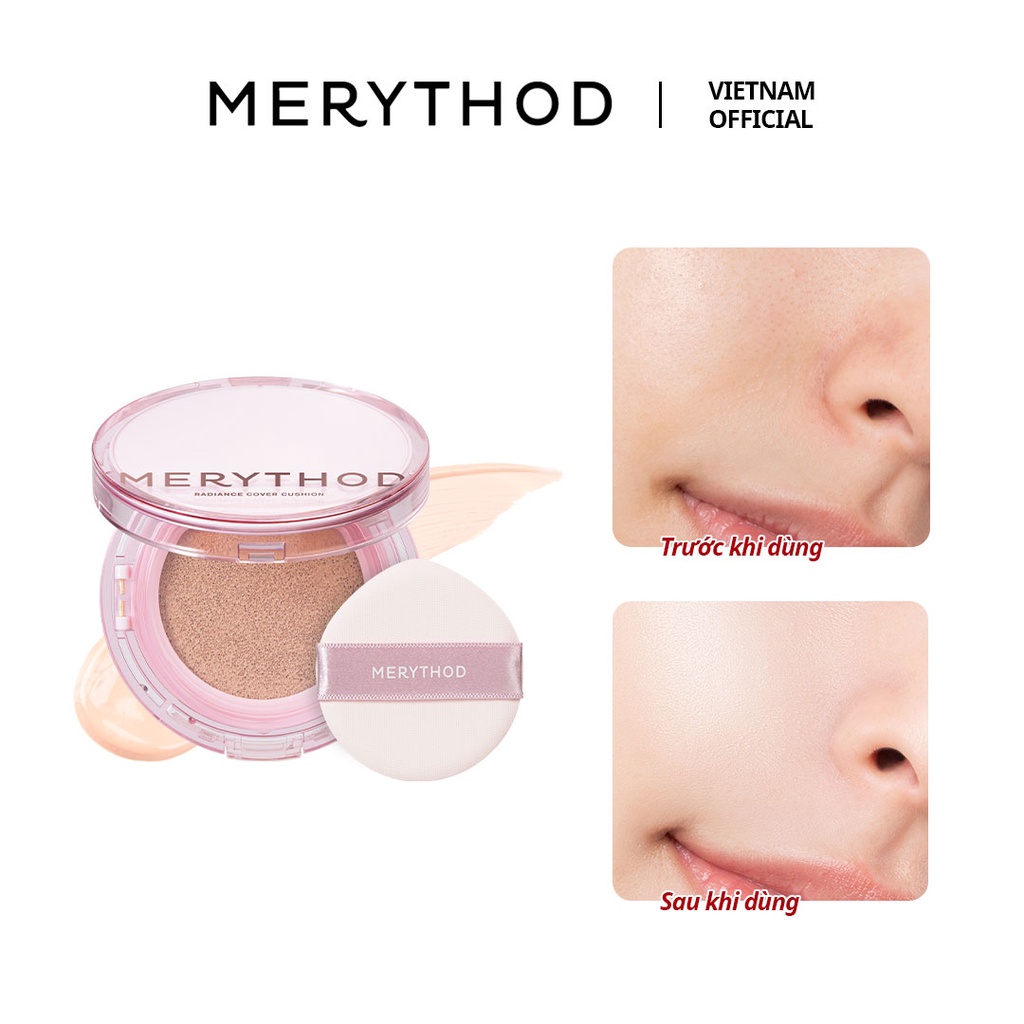 Phấn nước có độ che phủ cao, làm da căng bóng tươi sáng lâu trôi Glow Radiance Cover Cushion 12g