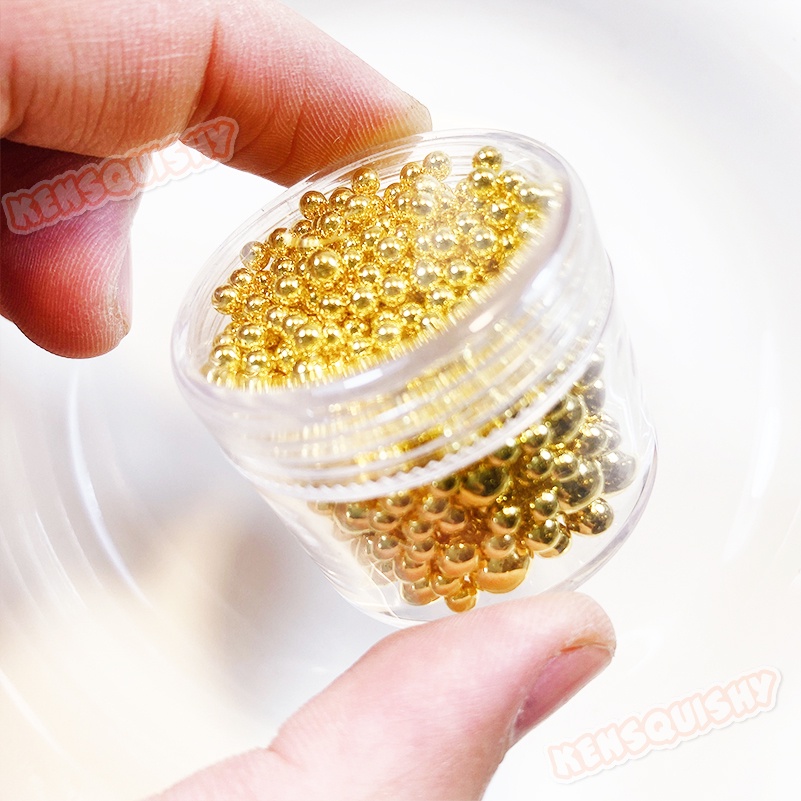 Hạt Ngọc Trai Siêu Sáng Gold / Silver Trang Trí Slime / Ốp Điện Thoại / Resin / Handmade