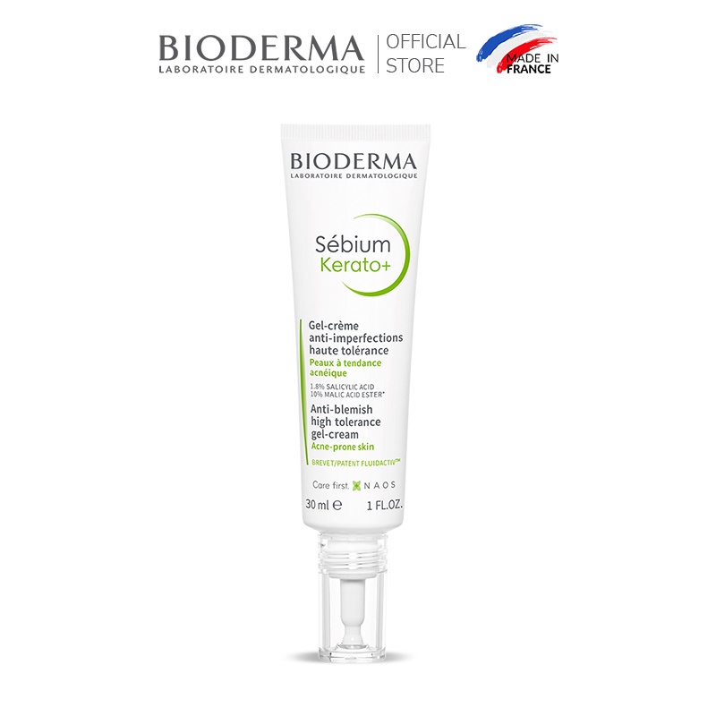Kem Dưỡng Bioderma Sébium Kerato+ hỗ trợ giảm mụn chuyên sâu cho da mụn nhẹ đến trung bình 30ml