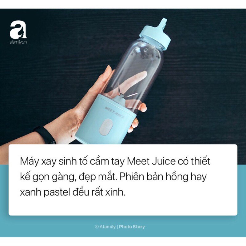 MÁY XAY SINH TỐ CẦM TAY MINI MEET JUICE 500Ml