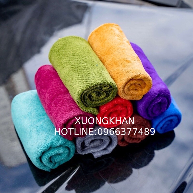 Khăn lau xe kt 90x1m9  Microfiber mềm mịn thấm hút nước tốt Chuyên Dụng lau rửa xe hơi, Ô Tô, xe máy