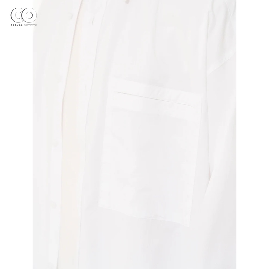 Áo sơ mi tay dài 8seconds túi may kiểu, chất nylon - 2 Màu