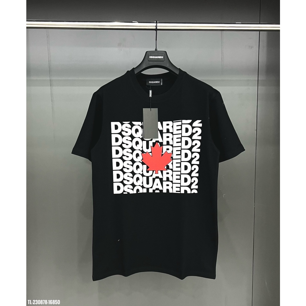 Áo thun ngắn tay Đ.S.Q.2 hoạ tiết in logo siêu đẹp - áo phông chất liệu cotton thoáng mát 2023