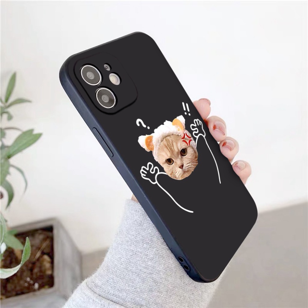 Ốp lưng iPhone đôi hình dễ thương Couple Cat Kute Ốp Lưng Hình Mèo iPhone 6 6s 7plus 8 x xsmax 11 12 13 14 pro 14 plus C
