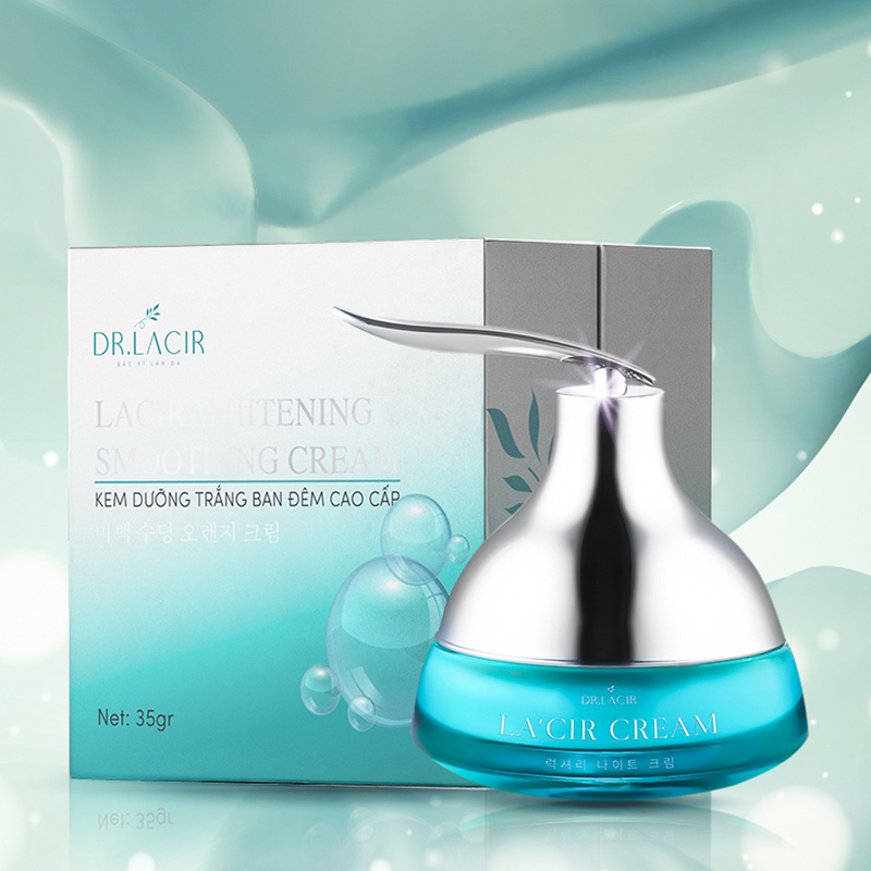Kem dưỡng da ban đêm cấp ẩm cho da thương hiệu Dr.Lacir hộp 35gr và 5gr