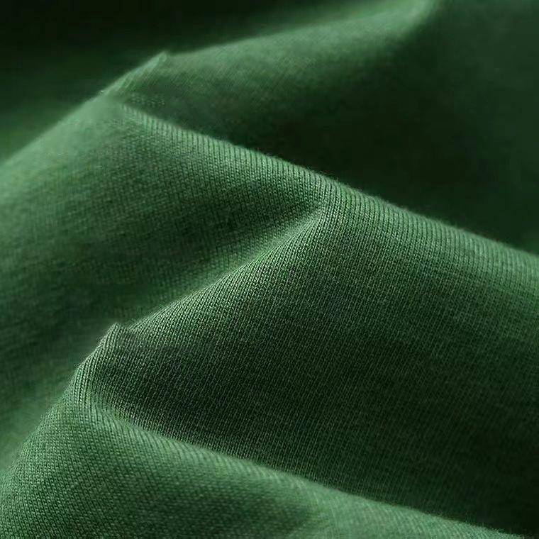 Áo phông áo thun unisex nam nữ màu xanh lá 100% cotton mềm mịn mùa hè siêu mát đủ size đủ màu đến 3XL