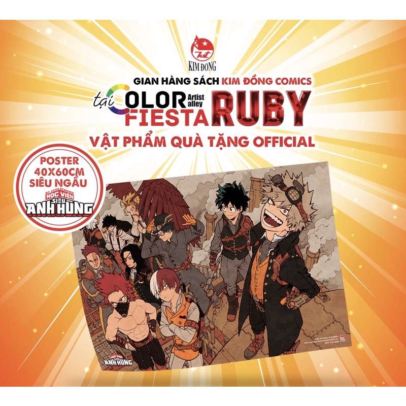 Poster MHA fes Cofi + ống