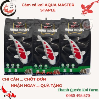 Cám cá koi thức ăn cá koi cân bằng aquamaster staple bao 5kg và 10kg