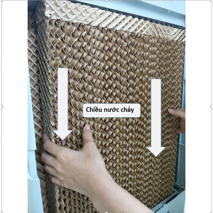 Tấm làm giấy làm mát cho quạt điều hoà 60x60x7,5cm