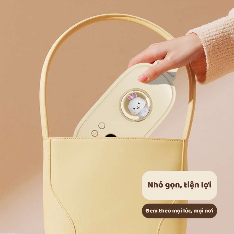 Máy Massage sưởi ấm Bụng Đai Đeo đỡ đau Bụng Kinh Nguyệt, sưởi ấm Tử Cung Cho con gái Đến Kì, món quà teen girls FERADO