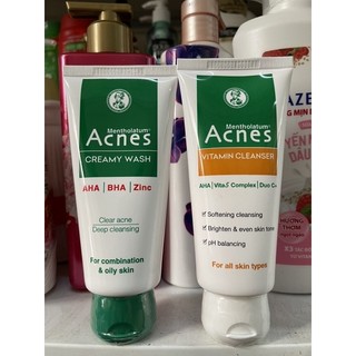 Sữa rửa mặt ngăn ngừa mụn và giúp da mịn màng Acnes 100g