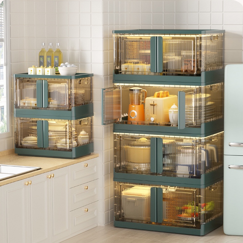 Tủ Nhựa Cao Cấp Gấp Gọn Thông Minh Vando Đựng Quần Áo Lắp Ghép Nhiều Tầng Tiện Dụng Đa Năng