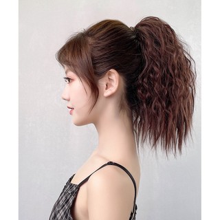 Ngoạm xù ngắn 30cm n153a ❤️freeship❤️ đuôi ngoạm tóc giả xù mì, kẹp tóc giả nữ, tóc giả nữ kẹp ngoạm