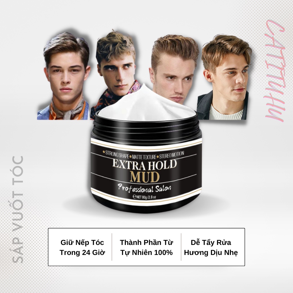Sáp Vuốt Tóc Tạo Kiểu Clay Hair Wax Cho Nam Và Nữ