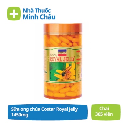 Sữa ong chúa Costar Royal Jelly 1450mg Hộp 365 viên