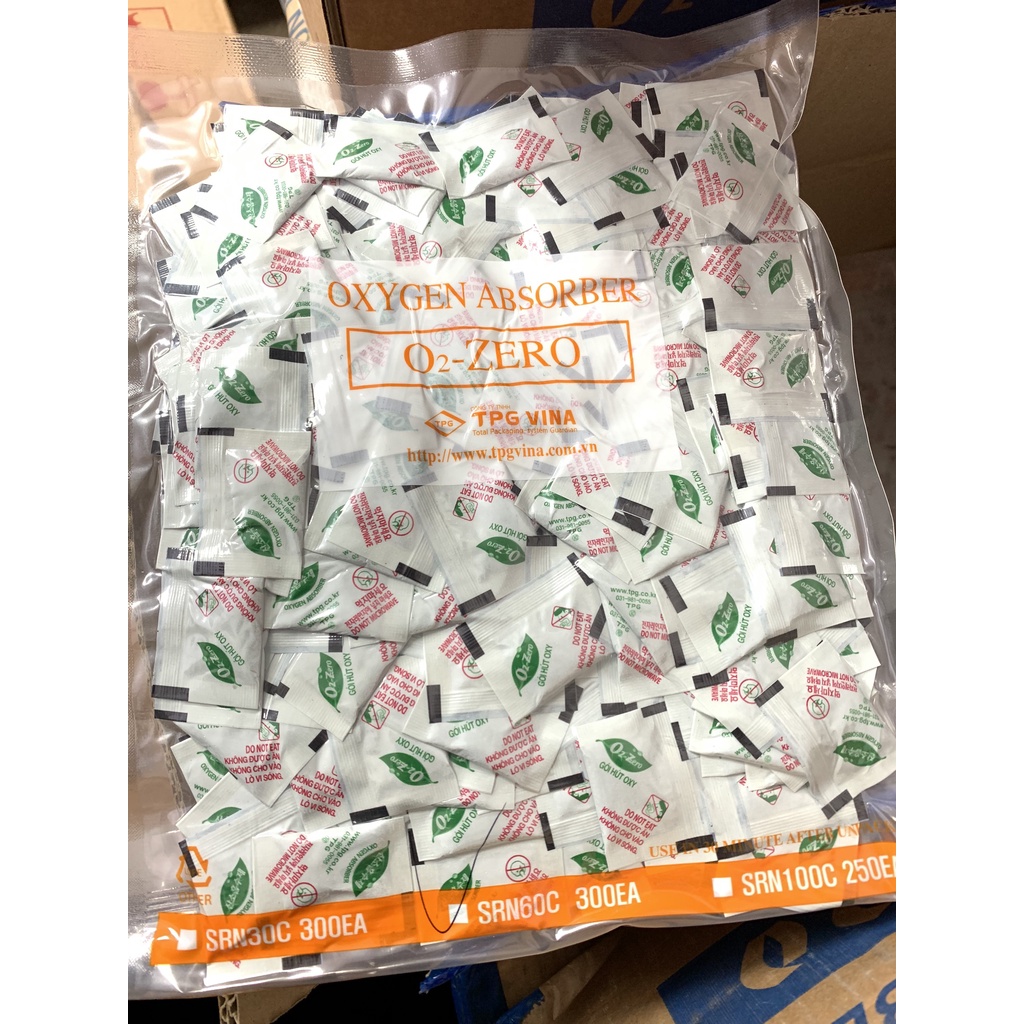 Gói hút Oxy nhập Khẩu 60cc - Bảo quản thực phẩm, chống nấm mốc, Oxy Hóa, xuống màu và mất mùi
