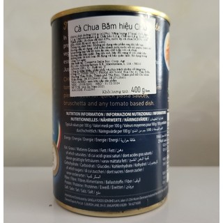 [Hộp 400g – Polpa] CÀ CHUA BĂM [Italia] CIRIO Chopped Tomatoes (anm)