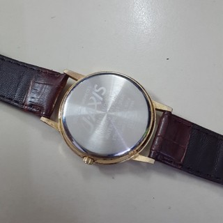 Đồng hồ nam si Nhật Script Jaxis dây da số học trò