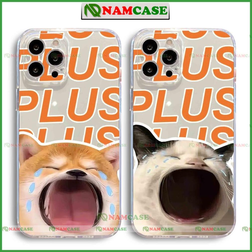 Ốp lưng iphone cặp đôi hoạt hình độc lạ chó mèo ngộ nghĩnh dễ thương đẹp cho ip 6/6s/7/8/X/XS/11/12/13/14 Pro Plus Max