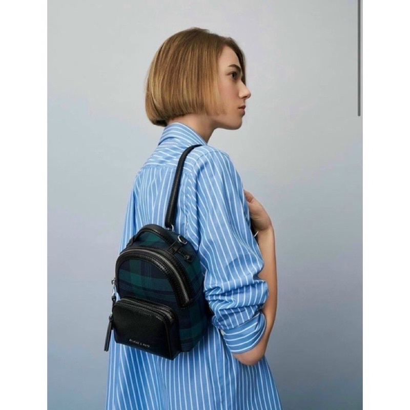 Balo nữ, balo mini bò sữa chất siêu đẹp, size 18 đeo chéo, đeo balo