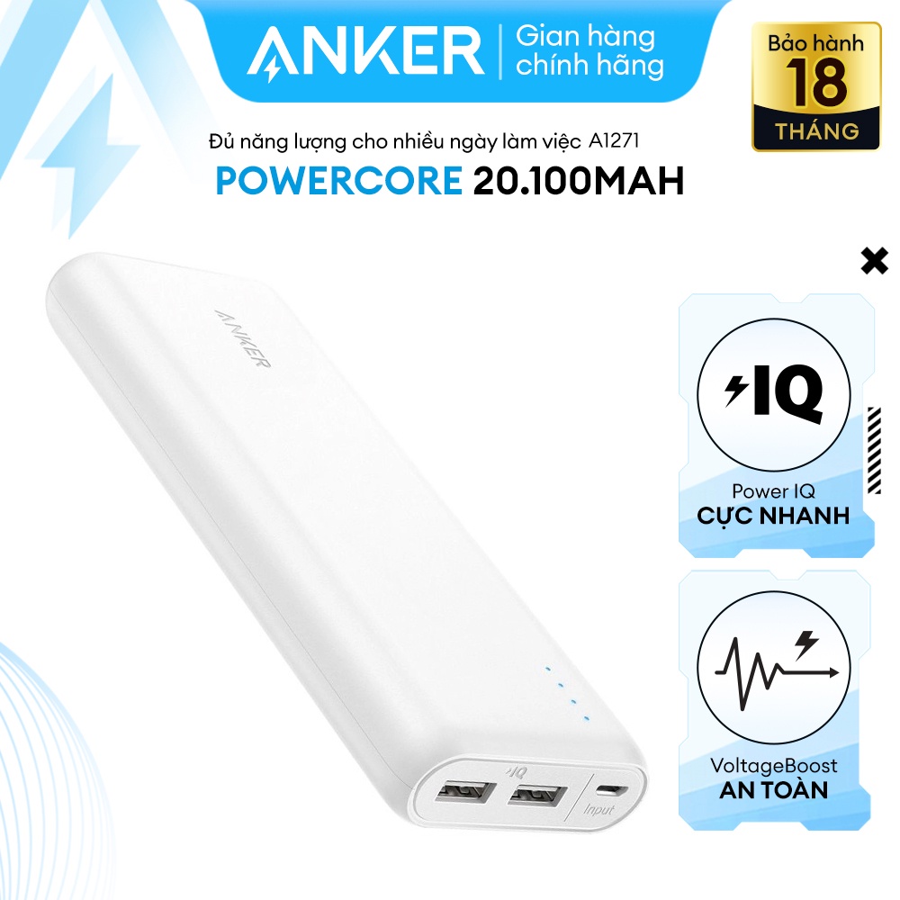 Pin sạc dự phòng ANKER PowerCore 20100mAh - A1271