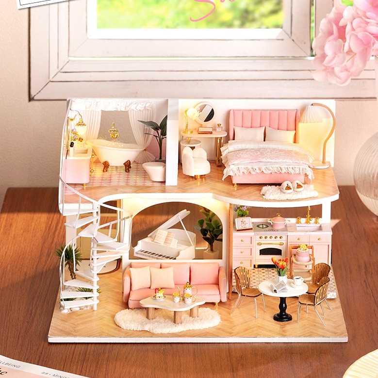 Mô hình nhà búp bê tự làm CUTEROOM diy Dollhouse Morning Sunshine L-033-B