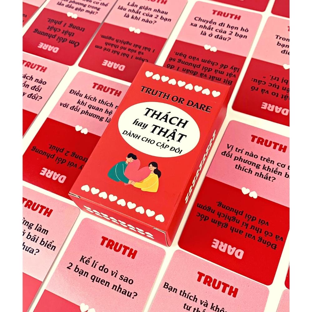 Bộ bài Truth or Dare Thách Hay Thật dành cho cặp đôi