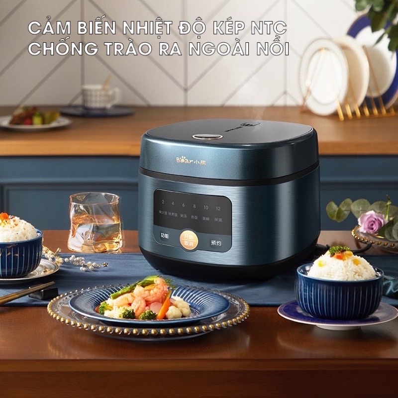 Nồi cơm điện tử Bear 4L Q40L3 cao cấp