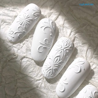 Gel vẽ nổi vẽ hoa văn móng tay ( lẻ màu trắng , đen )