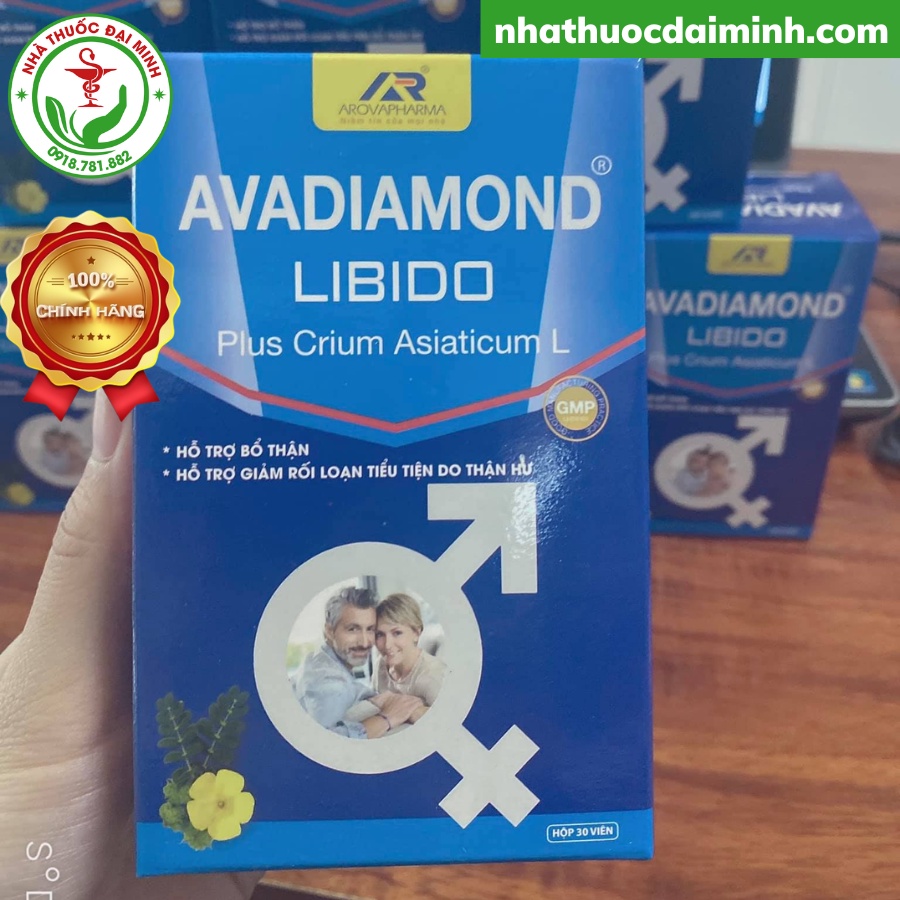 Viên Tiểu Đêm AvaDiamond Libido Lọ 30 Viên