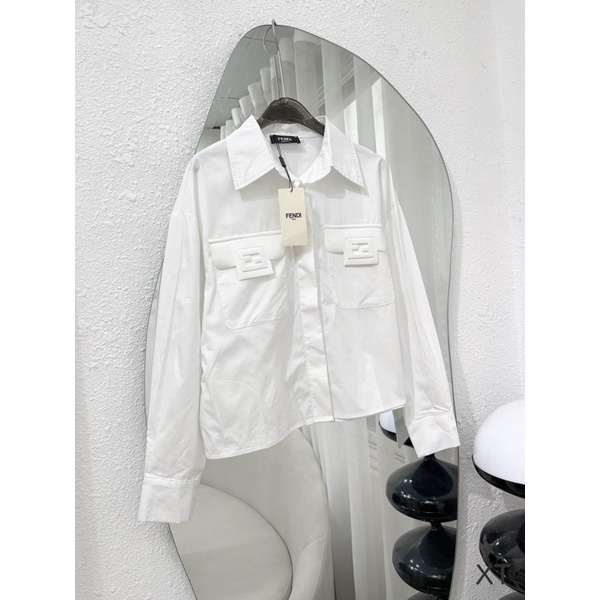 Áo sơ mi túi hộp fedi bản mới full tag