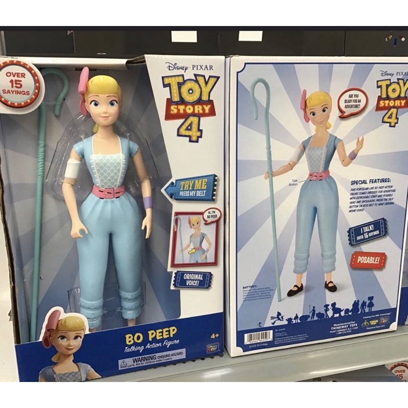 ToyStory4 Disney UK,Mô hình câu chuyện đồ chơi Bo Peep,quà tặng sưu tầm cho trẻ em từ 3 tuổi trở lên